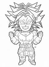 Broly Coloring Pages Popular sketch template