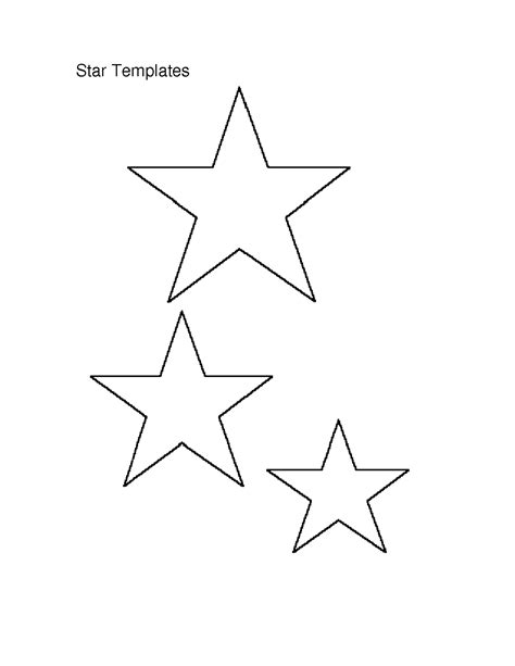 star template  trace