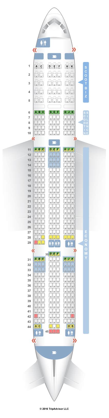 Seat Map Dreamliner 787