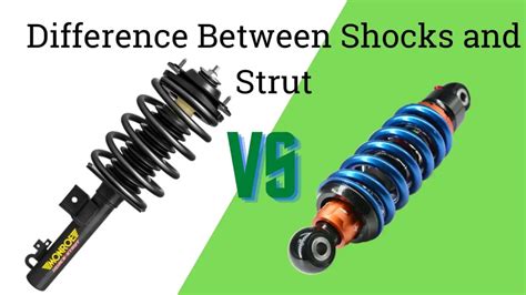shock absorber  strut whats  difference explianed