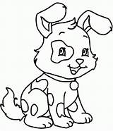 Dog Coloring Pages Kids Dogs Easy Colouring Clipart Printable Print Puppy Little Barking Color Animal Drawing Cliparts Sheets K9 Draw sketch template