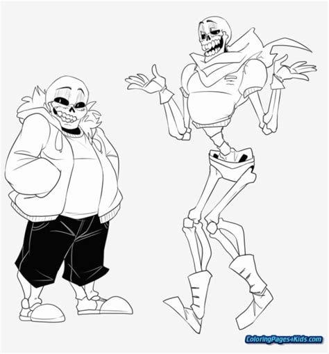 undertale coloring pages  bro