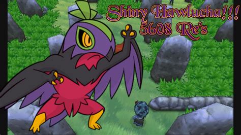 live shiny hawlucha on pokemon x after 5608 random encounters bq 3 youtube