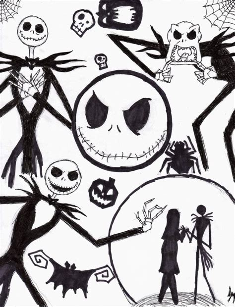 jack skellington coloring pages coloring home