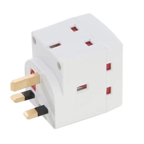 multi mains socket adapter plug fused uk mains amp  gang extension plug ebay