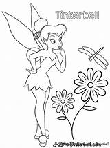 Coloring Pages Bell Tinker Print sketch template