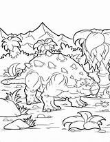Ankylosaurus Coloring Pages Dino Horns Its Has Dinosaurs Color Kids Back Print Printable Puzzle Drawing Template sketch template