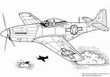 51 Coloring Mustang Drawing Pages Printable Avion Coloriage Guerre Drawings Ed sketch template