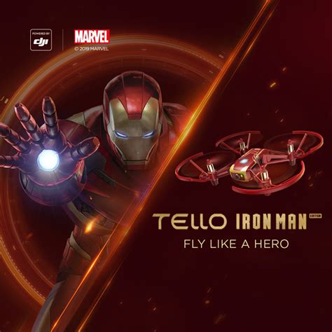 tello iron man la version marvel du drone jouet dji tello studiosport