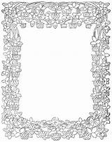 Printable Border Frames Coloring Borders Pages Jewish Clipart Frame Floral Clipartbest Designs Colouring Clip Fuschia Flower Karenswhimsy Pretty Boarder Patterns sketch template