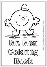 Coloring Pages Mr Men Miss Little Book Colouring Printable Books Print Man Title Kids Letter Cover Add Right Below Left sketch template