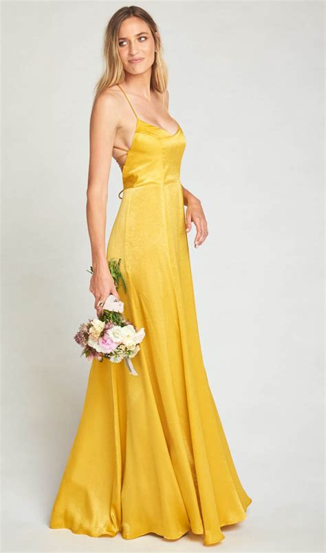20 Yellow Bridesmaid Dresses Perfect For A Late Summer Or