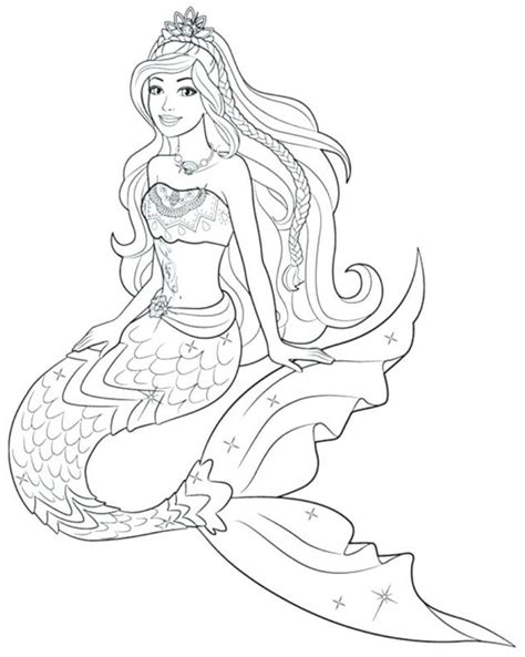 barbie merliah mermaid coloring pages evelynin geneva