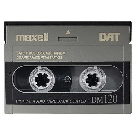 maxell  minute dat digital audio tape retro style media