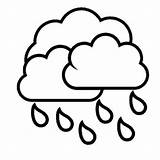 Coloring Cloud Raindrop Rain Clouds Color Drawing Raindrops Pages Colouring Sheet Clipart Storm Printable Raining Clipartbest Pic Cliparts Kids Drop sketch template