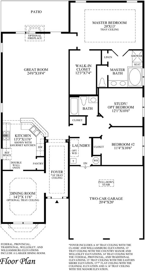 law suite addition plans plan optional grand master suite optional palm beach master