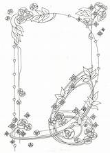 Mucha Artnouveau Alphonse sketch template