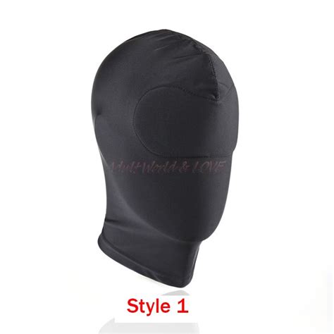 Buy Style 1 Choose Black Sex Mask Head Bondage