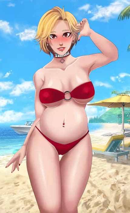 Rule 34 Alexis Lssb Andrealphus Beach Belly Big Belly