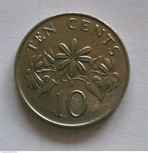 cents  republic   singapore coin