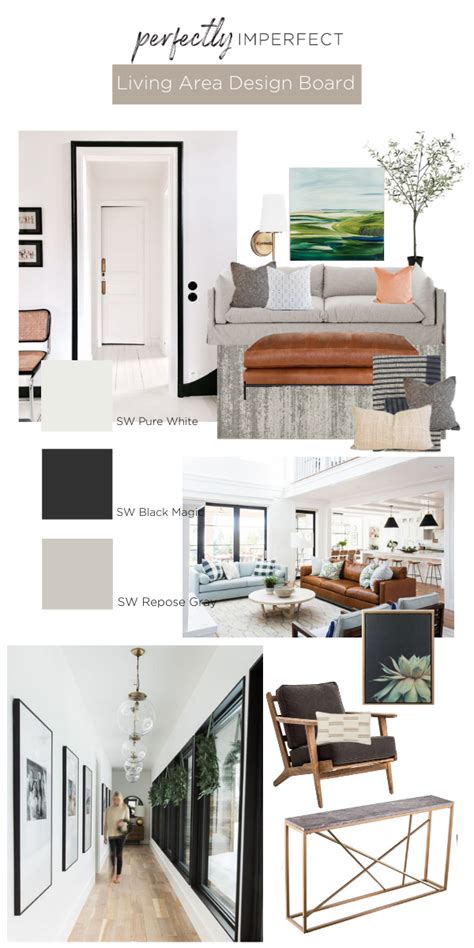 living room design board perfectly imperfect blog