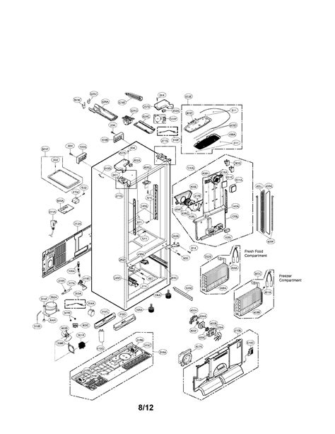 lg refrigerator parts model lfxst sears partsdirect