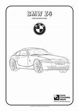 Coloring Bmw Pages Car Cool Z4 I8 Cars Template sketch template