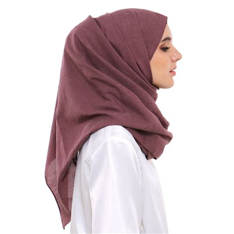 jilbab pashmina maroon warna jilbab
