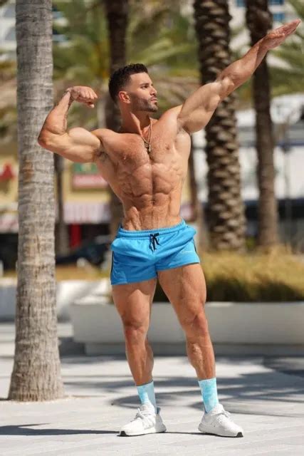 Handsome Bodybuilder Sexy Muscle Jock Hunk Hot Buff Alpha Male Man 4x6
