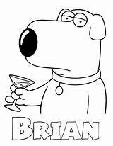 Guy Coloring Family Pages Drawings Printable Brian Griffin Stewie Drawing Colouring Cartoon Print Easy Peter Sheets Kids Lois Clipart Color sketch template
