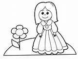 Doll Baby Coloring Getcolorings sketch template