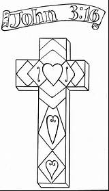 Cross Coloring Red Pages Printable Easter Color Crosses Getcolorings Adults sketch template