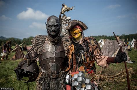lord of the rings fans get together in czech forest to re enact