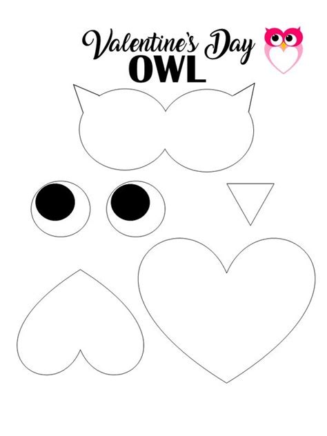 owl  valentine coloring page  printable coloring pages