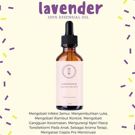 Jual Lavender Essential Esensial Oil Diffuser Aromatherapy