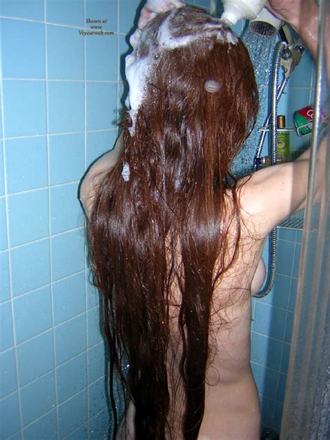 Nude Wife On Heels Showering Redhead May 2010 Voyeur Web