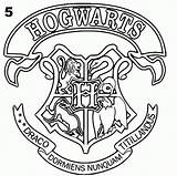 Coloring Hogwarts Crest Colouring Potter Harry Pages Popular Kids Arms Coat Hogwart sketch template
