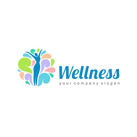 wellness vector logo design dizayn logotipov dizayn logotip