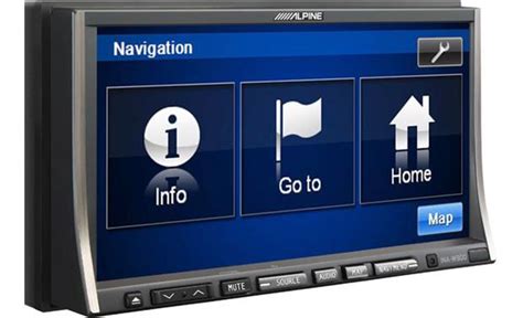 alpine ina  navigation receiver  crutchfieldcom