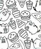 Pusheen Kawaii Kolorowanki Ausmalbilder Hamburger Getcolorings Színez Couleur Faciles Colouring Colorare Coloringhome Entitlementtrap Nyan Következre Képtalálat Crianças Folhas Coloriages Epingle sketch template