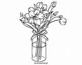 Wazonie Kwiaty Druku Kolorowanka Azalea Drukowania Malowankę Wydrukuj sketch template