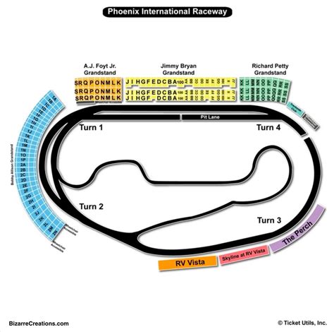 phoenix international raceway seating chart seating charts