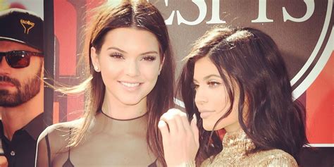 kim kendall and kylie s glam at the espys