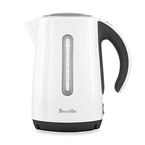 breville  soft top cordless electric kettle  white bed bath