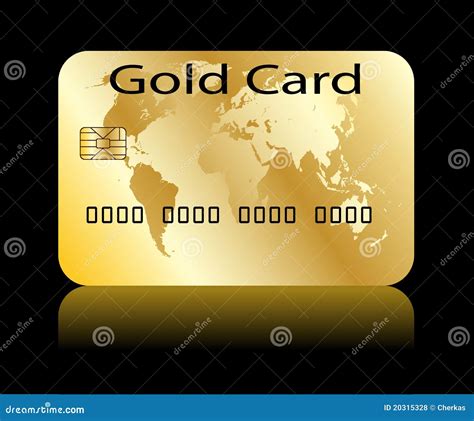 gold card stock illustration illustration   finance
