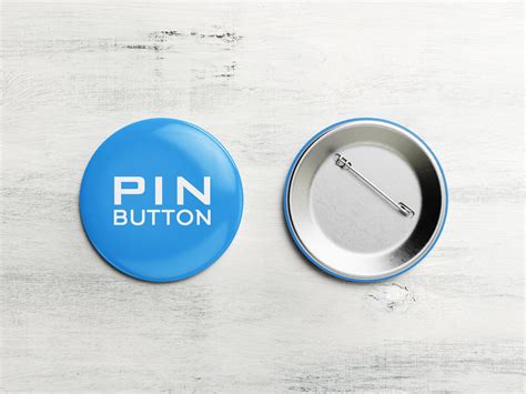 pin  button badge mockup psd set good mockups