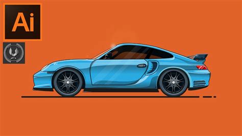 adobe illustrator cc tutorial car illustration design youtube