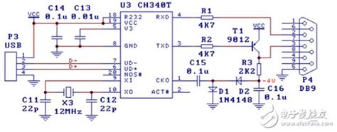 diagram aplikasi usb  serial ch sirkuit pengetahuan starte presisi elektronik