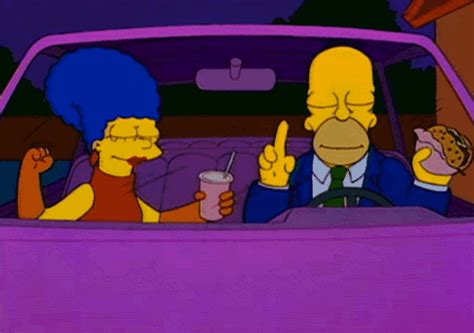 marge and homer simpsons s find and share on giphy