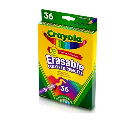 erasable colored pencils ct coloring set crayolacom crayola